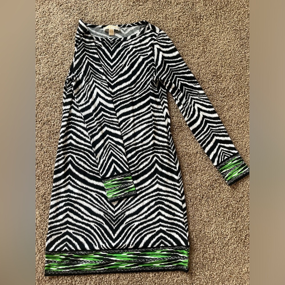 Michael Kors Animal print midi dress